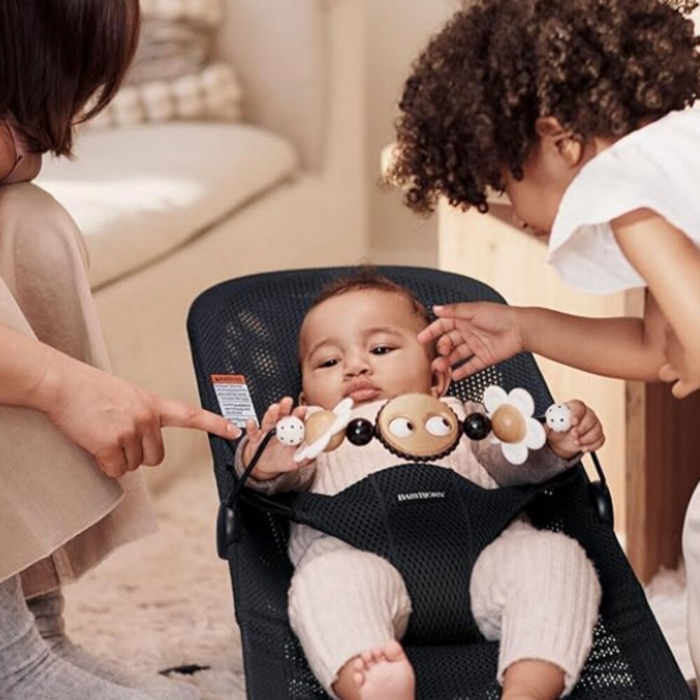 BabyBjörn Toy for Bouncer, Googly Eyes Black & White